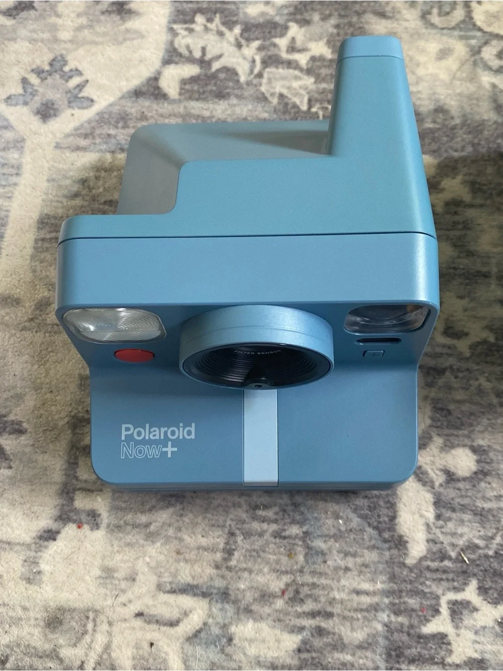 Polaroid I-Type Instant Camera in Teal Blue with Red Shutter